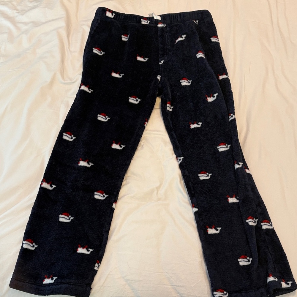 Vineyard Vines Kids Navy Whale Pajama Pants